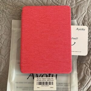 Ayotu Pink Fabric Kindle Case